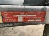 UNRESERVED Indespension Double Axle Yellow Box Trailer - 18