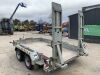 2016 Nugent Double Axle 3500KG Plant Trailer - 3