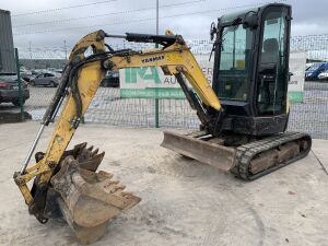 UNRESERVED 2015 Yanmar VIO25-4 Zero Tail Excavator