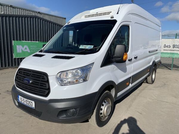 UNRESERVED 2015 Ford Transit V363 470E Base 125PS RWD Twin Wheel Fridge Van 