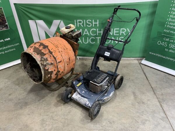 UNRESERVED 2006 Petrol Mixer & Petrol Mower