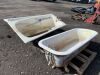 UNRESERVED 3x Cast Irons Baths