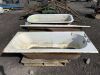 UNRESERVED 3x Cast Irons Baths - 2