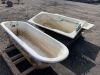 UNRESERVED 3x Cast Irons Baths - 3