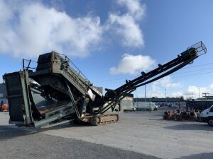 2005 Powerscreen 1400 Chieftain Tracked Screener