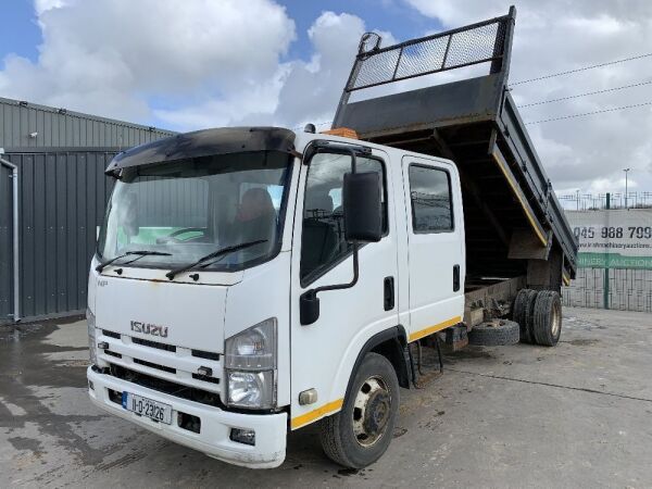 UNRESERVED 2011 Isuzu NPR 75 7.5T Crew Cab Tipper