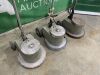 3x 17" Premier Scrubber/Polisher for Parts or Repair - 2