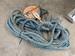 Rope On Pulley