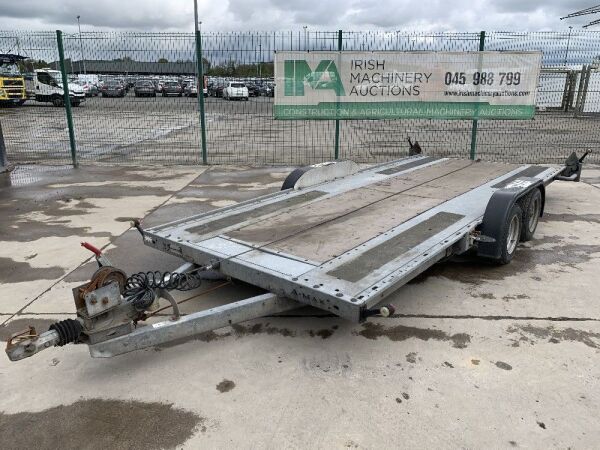 UNRESERVED Brian James Twin Axle Fast Tow Transporter Trailer 16ft x 6.5ft