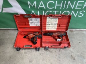 2 x Hilti DX460 Nail Guns In Cases