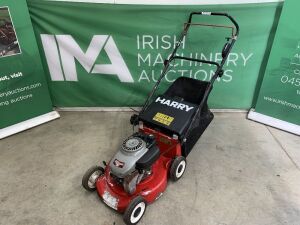 UNRESERVED Harry Petrol Mower c/w Grass Collection Bag