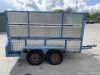 UNRESERVED 8' x 4'3" Double Axle High Sided Trailer - 6