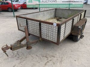 UNRESERVED 9' x 5'5" Double Axle Trailer