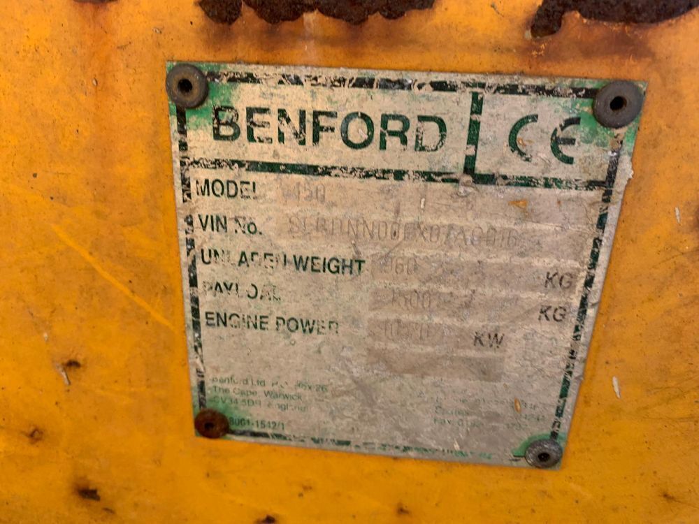 benford dumper serial numbers