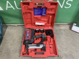 UNRESERVED Rawl Powers Track - IT Cordless Nail Gun c/w 2 x Batteries & Charger