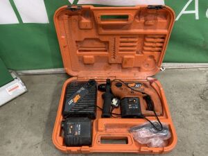 UNRESERVED Spit 327 24V Cordless Hammer Drill c/w 2 x Batteries & Charger