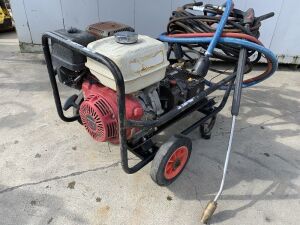 UNRESERVED Honda Petrol Powerwasher c/w Hose & Lance