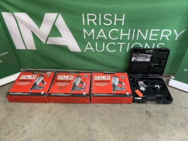 4x Senco Finish Pro 32 Nail Guns