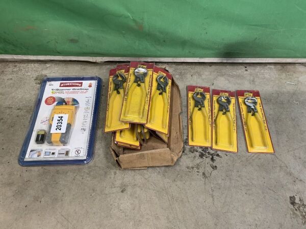 UNRESERVED Approx 16x Tile Nippers & Tri Scanner