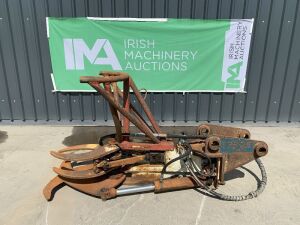 UNRESERVED 2001 Hans Habbig HS750 Hydraulic Tree Shears To Suit Excavator