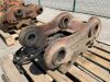 UNRESERVED 3 x Hydraulic Quick Hitches - 5