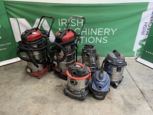 UNRESERVED 6 x Wet/Dry Vacuums