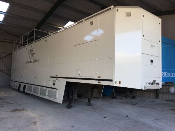 RTE Fair City Outside Broadcasting Trailer ASGB 45ft Twin Axle