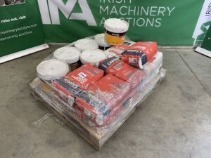 UNRESERVED 1 x Pallet Of 7 x 20kg Bags Of Rapid Set Tile Adhesive, 4 x 20kg Bags Of Rapid Curing…