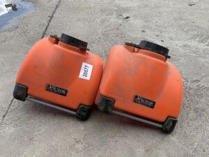 UNRESERVED 2 x Victor Compaction Plate Water Tanks