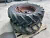 International Tractor Rear Tyres & Rims - 4