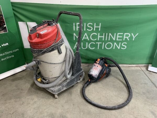 UNRESERVED Twin Motor 110v Wet Vacuum & Vax Bagless Vacuum