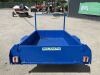 Blue Single Axle Car Trailer - 5