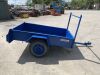 Blue Single Axle Car Trailer - 6