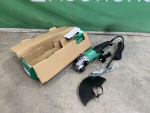 UNRESERVED NEW/UNUSED Hikoki 9" 110v Angle Grinder