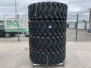 UNRESERVED/UNUSED 4 x Dump Truck Tyres