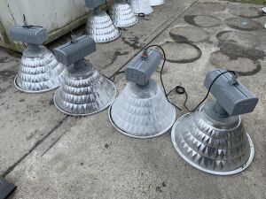 UNRESERVED 4x Warehouse Induction Lamps