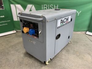 2020 Pacini PC75 7.5Kva Silent Diesel Generator