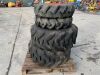 Complete Set Agri Tyres x 4 To Suit Kubota - 3