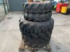 Complete Set Agri Tyres x 4 To Suit Kubota - 4