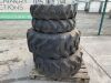 Complete Set Agri Tyres x 4 To Suit Kubota - 5