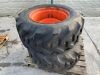 Complete Set Agri Tyres x 4 To Suit Kubota - 10