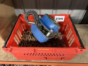 UNRESERVED Blue 1T Block & Tackle