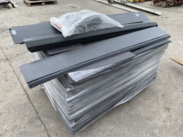 Pallet Of UNUSED Roofing Slates (Fibre Cement) & Roof Edges