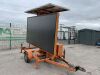 Single Axle Fast Tow VMS Board - 2