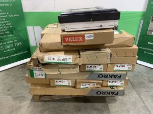 Pallet Of UNUSED In Boxes Fakro Window Frames & 1 x Velux Window Frame (66mm x 118mm) More Sizes - Included In Lot