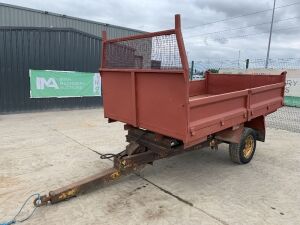 Single Axle Tractor Tipping Trailer