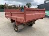 Single Axle Tractor Tipping Trailer - 3