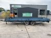 UNRESERVED Blue Twin Axle 19ft Dopside/Flatbed Trailer - 2