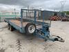 UNRESERVED Blue Twin Axle 19ft Dopside/Flatbed Trailer - 7