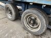 UNRESERVED Blue Twin Axle 19ft Dopside/Flatbed Trailer - 14